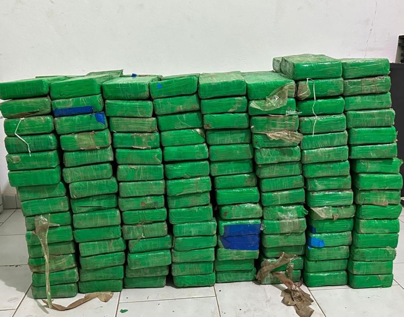 Koumpentoum: La  brigade des Douanes saisie 264 kilogrammes de cocaïne