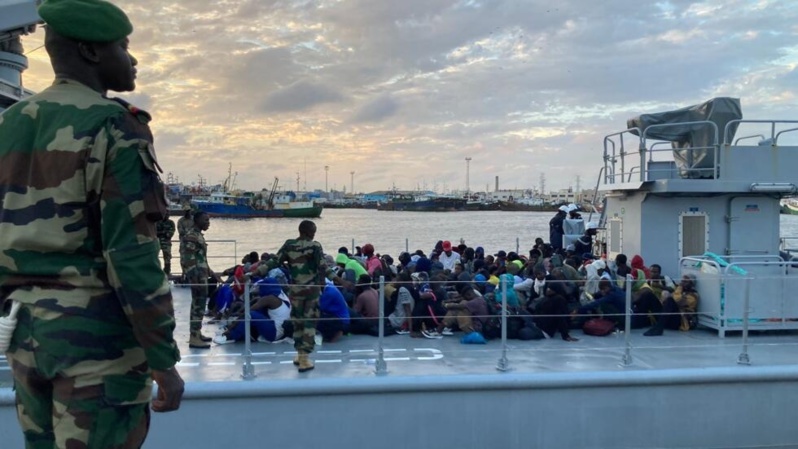 Une pirogue transportant 202 migrants interceptée au large de Lompoul (armée)