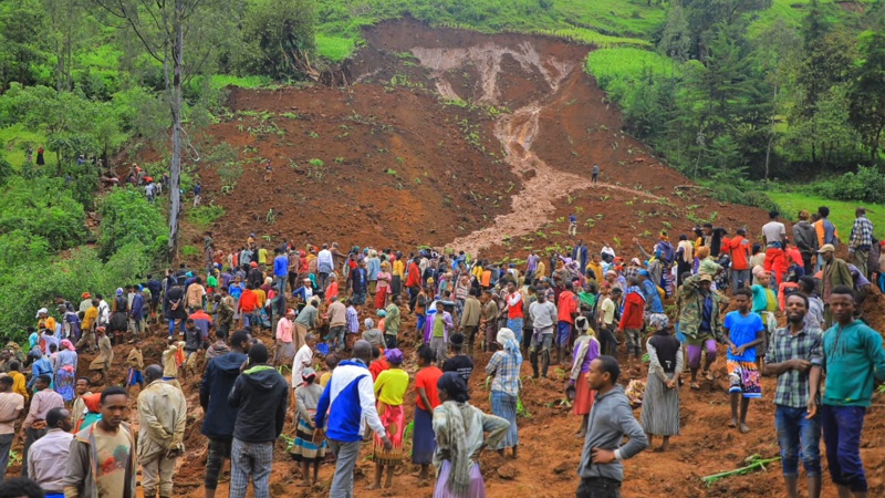 Éthiopie : Le Bilan des Glissements de Terrain Grimpe à 257 Morts (ONU)