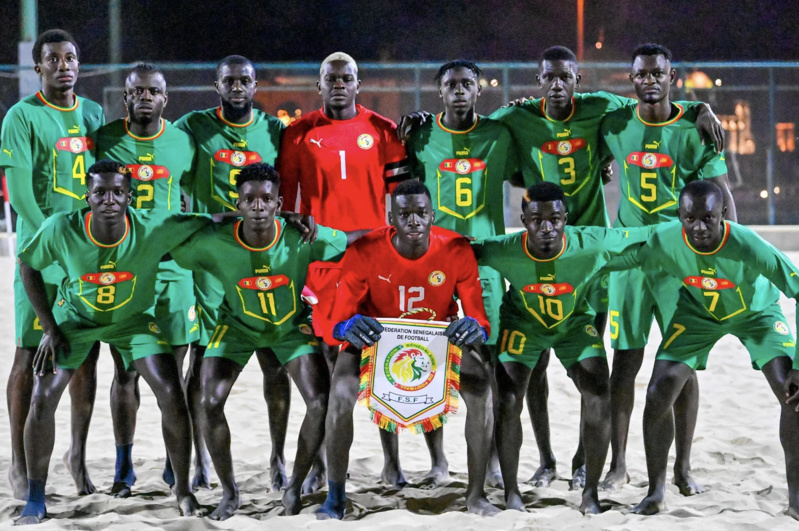 Qualification du Sénégal pour la CAN 2024 de Beach Soccer avec une Victoire Imposante sur la Guinée