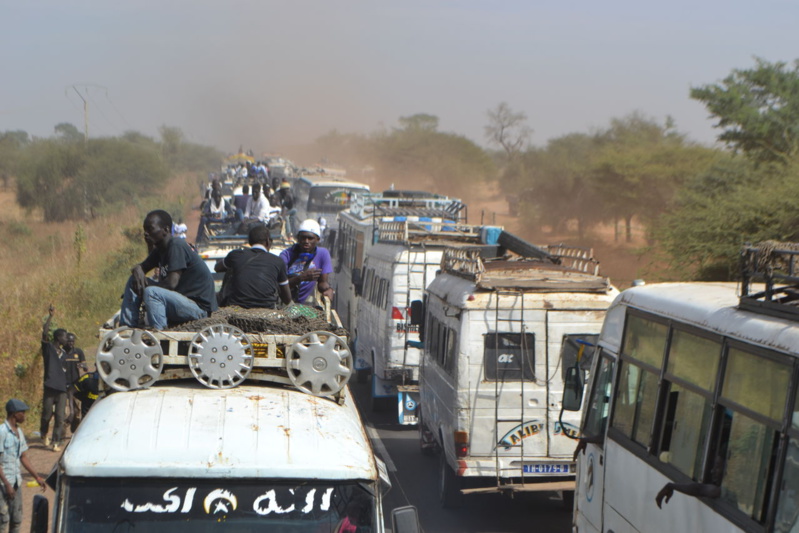 Affluence massive à Touba : Enjeux de mobilité et risques à l’approche du Grand Magal