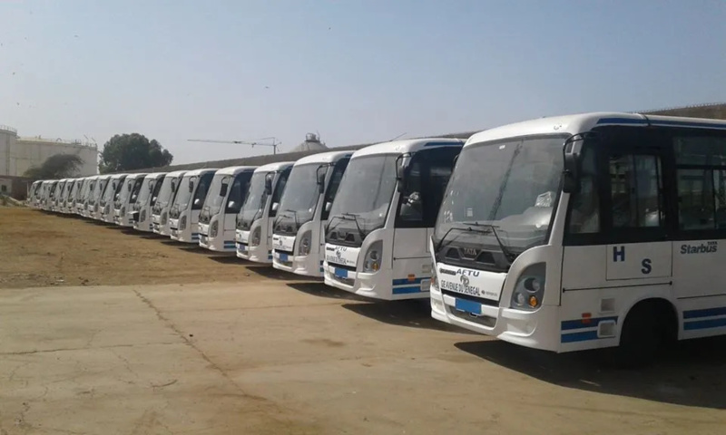 L’AFTU remet trente mini bus "Yonu Diam" aux transporteurs de Touba pour le renouvellement du parc automobile