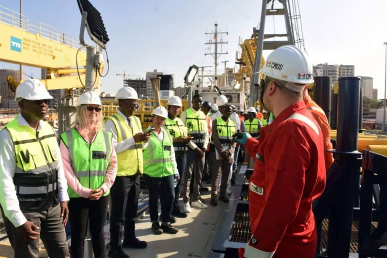 Projet de câble sous-marin électrique : Visite technique au Port de Dakar