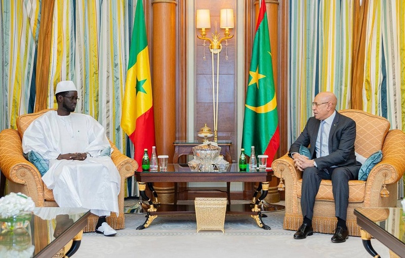 Bassirou Diomaye Faye et Mohamed Ould Cheikh El Ghazouani renforcent la coopération entre le Sénégal et la Mauritanie