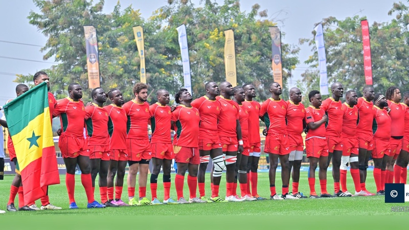 Les Lions du Sénégal prêts pour le tournoi international de rugby à VII à Thiès