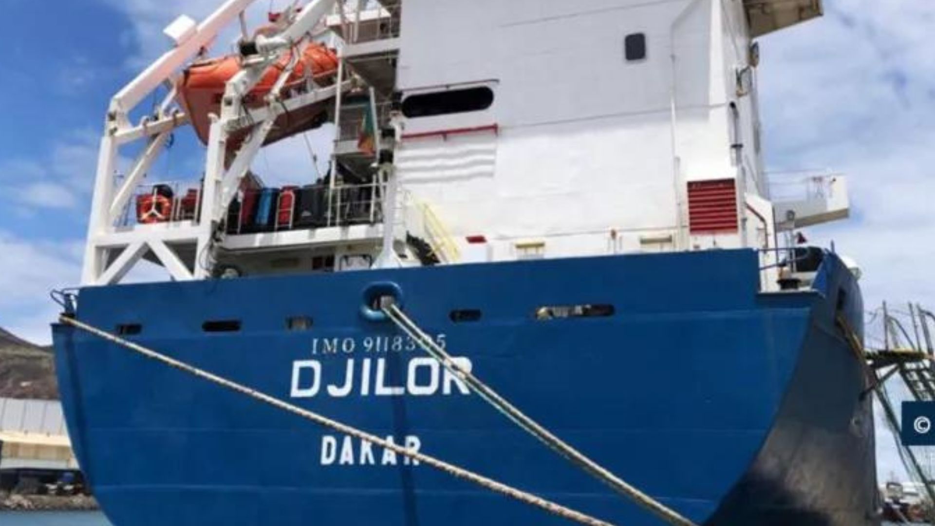 Début de la campagne d'évacuation de l'anacarde : Arrivée du navire Djilor à Ziguinchor avec 300 containers