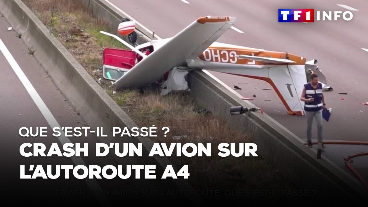 France : Un accident aérien tragique sur l'autoroute A4