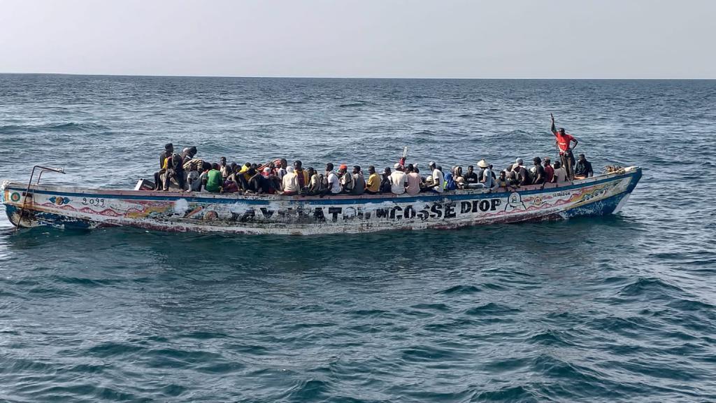 La Marine Royale Marocaine Secourt 46 Sénégalais au Large de Dakhla