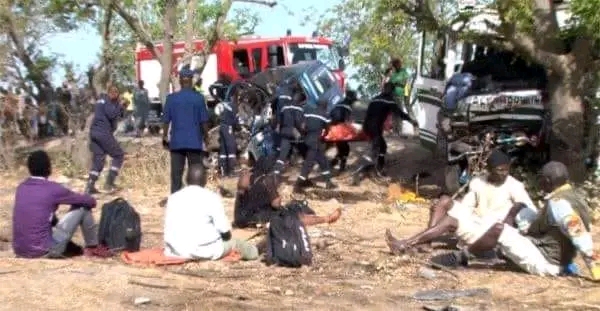 Accident tragique sur la route de kebemer: Le bilan provisoire est de 11 morts et plusieurs blessés.