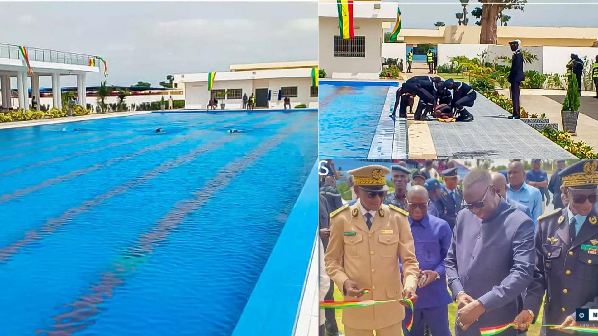 Inauguration d'une Piscine Olympique à l'École Nationale des Sapeurs-Pompiers de Thiès