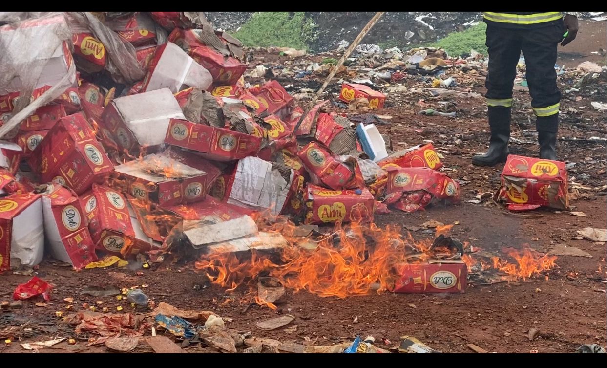 Destruction de 701 Tonnes de Produits Alimentaires Impropres à la Consommation au Sénégal