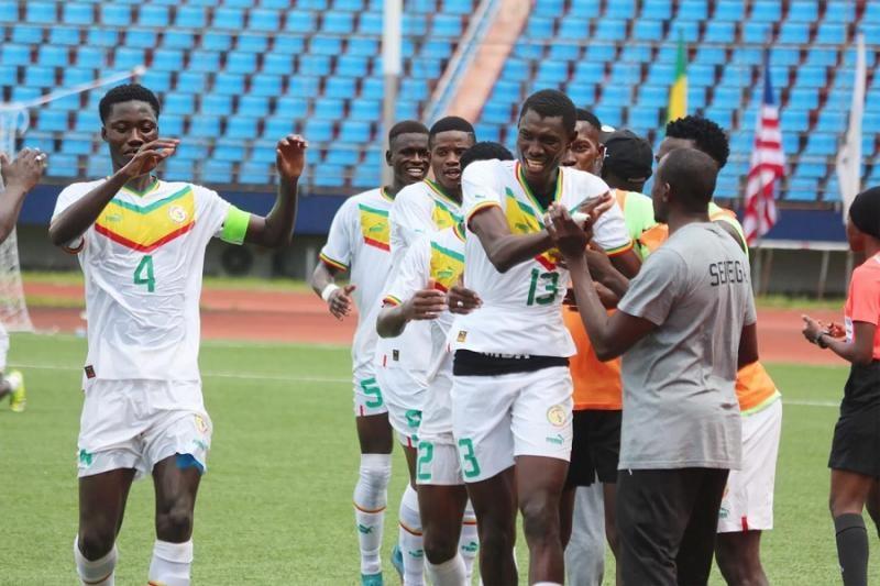 Les Lionceaux du Sénégal en finale du tournoi UFOA-A après leur victoire face à la Guinée