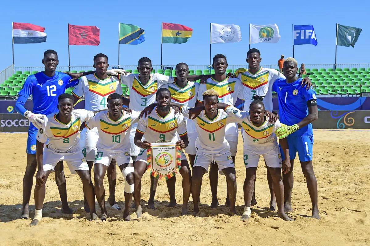 Le Sénégal se qualifie pour la finale de la CAN de Beach Soccer après une victoire contre l'Égypte