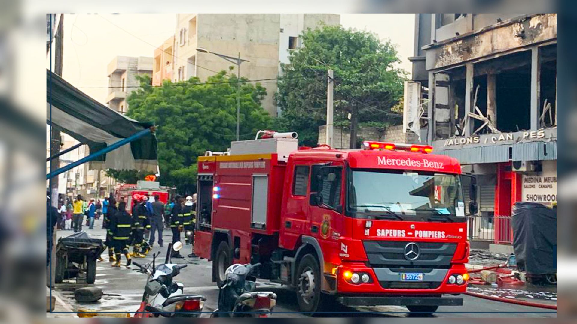 Incendie à La Médina : des dégâts matériels considérables dans un bâtiment abritant une boulangerie et un magasin de meubles