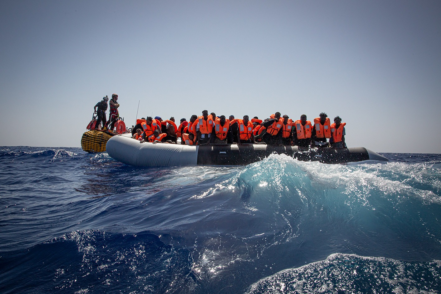 121 migrants secourus près d'El Hierro après un périple en pirogue depuis Nouakchott