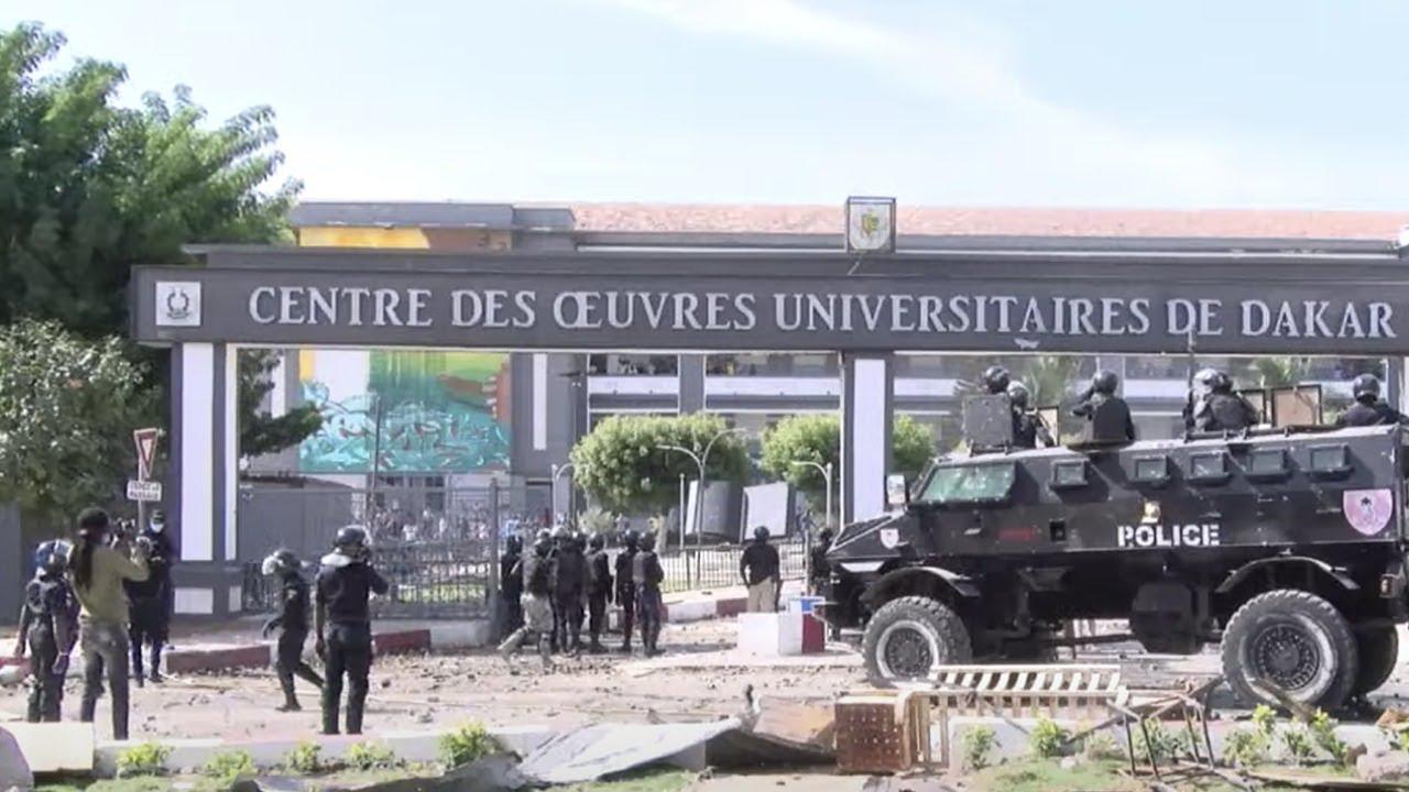 Violents affrontements à l’Université Cheikh Anta Diop de Dakar : Étudiants et forces de l’ordre en confrontation