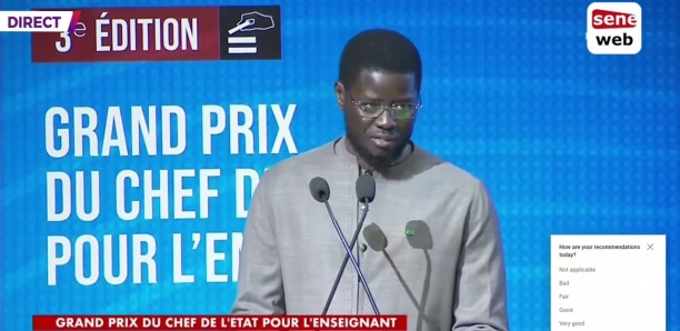 Politique Diomaye Faye : «Bara Mbengue, nous exprimons, à travers vous, notre reconnaissance envers tous les enseignants du Sénégal»