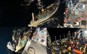 Migration clandestine : La marine nationale intercepte une embarcation avec 150 migrants