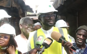 Visite de Chantier du Maire de Thies Ouest Mamadou Djité