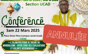 Cheikh Oumar Diagne dénonce l’interdiction de sa conférence à l’UCAD : « Le système survit partout avec des revanches… »