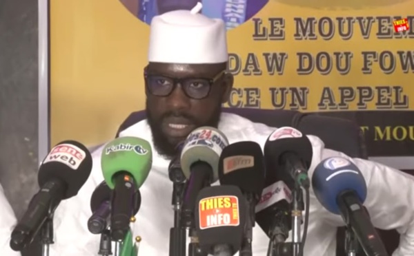 Moussa Sarr, Président du Mouvement Ndaw dou Fowe Deug, appelle à la paix et à la responsabilité après les événements violents