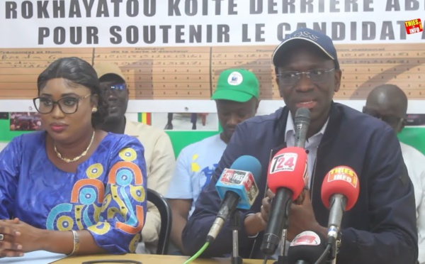 Rokhayatou Koité, figure emblématique des femmes de Grand-Thiès, rallie Abdoulaye Dièye pour la victoire d'Amadou Ba