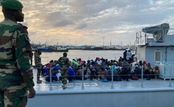 200 migrants irréguliers interceptés au large de Saint-Louis par la Marine sénégalaise