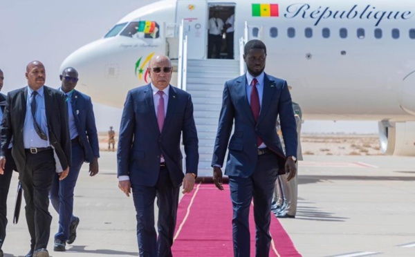 Le Président Bassirou Diomaye Faye à Nouakchott pour l'Investiture de Mohamed Ould Ghazouani