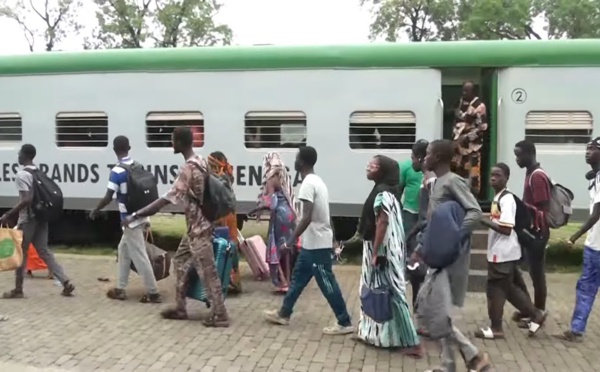 Grand Magal de Touba 2024: départ du premier train à la gare  de Thiès