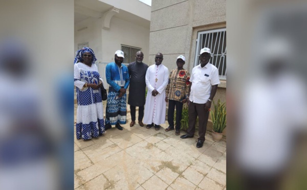 Participation Active d'Habib Vitin Pdt du Mouvement Thiès D'abord à la Fête Paroissiale de Marie Reine