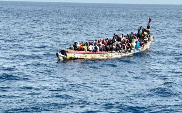 Migration périlleuse : 217 migrants secourus au large de Joal par la marine sénégalaise