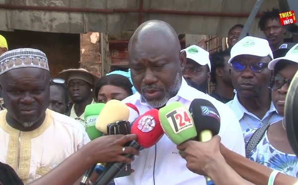 Visite aux victimes de l'incendie du marché central de Thiès : Me Habib Vitin appelle à un élan de solidarité