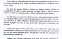 Investiture de Sonko : Le gouverneur de Dakar interdit cette manifestation...