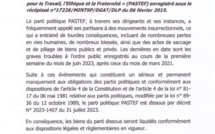 [Document] L’Etat dissout PASTEF