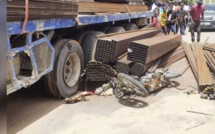 Accident mortel à Louga : Un conducteur de moto Jakarta tué par des barres de fer tombées d'un camion