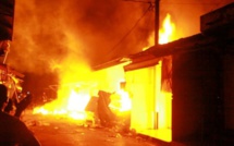  Thiès - Keur Issa : L'entreprise dénommée "Etablissement Touba Darou Salam" réduit en cendres par les flammes