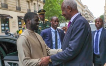 Rencontre entre Bassirou Diomaye Faye et Abdou Diouf à Paris