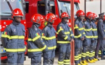 Inauguration du Centre de Secours et d'Incendie de Keur-Massar par Jean Baptiste Tine