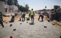 Formation aux techniques de pavage pour les jeunes de Podor dans le cadre du projet de modernisation